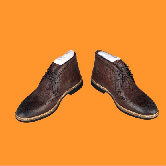 Marc Joseph Cognac Leather Mens Boots - Picture 3 of 4